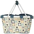 Combo set: Equinox Polka Dot Retro Mod Collapsible Tote Plus Insulated Tote with Pic Nic Service for Fou,r All Included