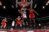 New Jersey Nets v Los Angeles Clippers: Eric Gordon, Kris Humphries and Travis Outlaw Photographic Poster Print by Noah Graham, 28x42