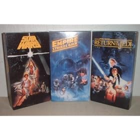 Star Wars Trilogy -- A New Hope, Empire Strikes Back & Return of the Jedi -- 3 VHS