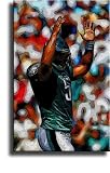 Completely Handpainted American Football Sport Painting, Custom Order FL4035, Oil on Canvas, with Option to Paint Jerry, Brett & Co. from Any Other Favorite Photograph or Picture, Unframed, Size 12" x 18" inch