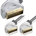 Home Theater Kabel Scart / Scartkabel rund 10,00m