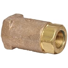 Dixon 61-102 Brass Ball Cone Check Valve, 3/8" NPT Female