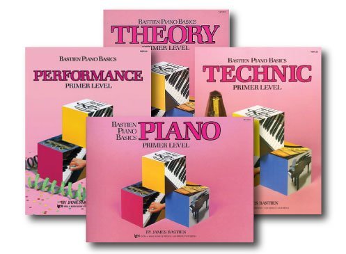 Bastien Piano Basics Primer Level - Learn to Play Four Book Set - Includes Primer Level Piano, Theory, Technic, and Performance Books Bastien Piano Basics Primer Level - Learn to Play Four Book Set - Includes Primer Level Piano, Theory, Technic, and Performance Books