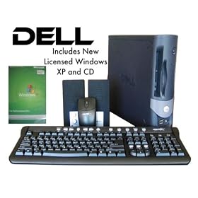 Dell 3 Ghz. Super Fast Optiplex Pro GX 1 Refurbished Computer, Big 250GB Hard Drive, 2GB RAM, DVD-RW Dual Layer, Intel P4 Single Core Multimedia Desktop PC, includes New Licensed Windows XP 2 Operating System and Genuine Sealed CD