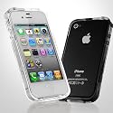EXOGEAR iPhone4/4S バンパーケース エクソクリアエッジ スモークブラック E305