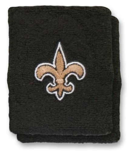 NFL Football New Orleans Saints Black Wristbands