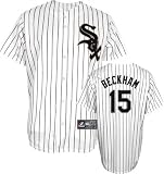 Gordon Beckham Jersey: Youth 2010 Majestic Home White Replica #15 Chicago White Sox Jersey