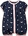 Carter's Snap-Up Romper Navy Whale 18 Months