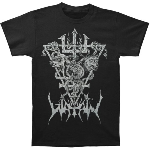 Watain Men's Snake & Wolf T-shirt X-Large Black