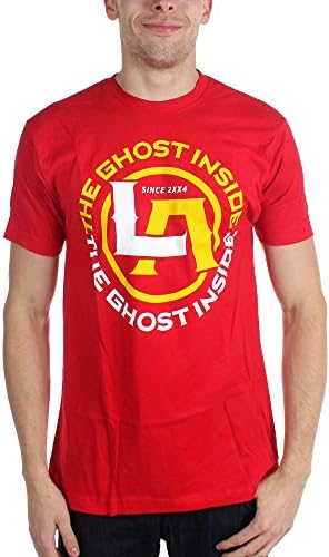 The Ghost Inside - Mens Revolve T-Shirt, Size: Large, Color: Red