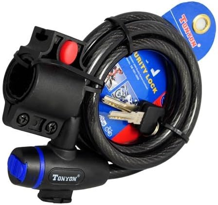 TY533 Strip-Type Security Lock for Bike - Black