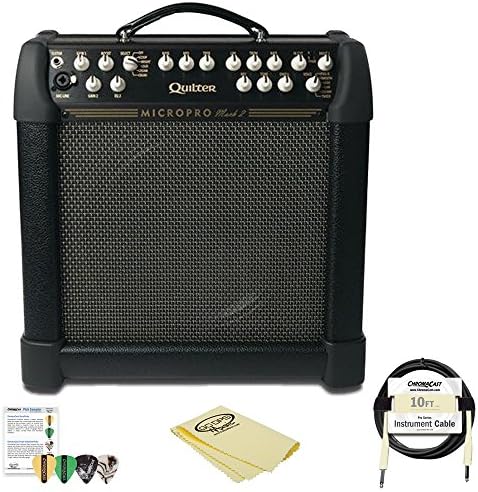 Quilter Labs MicroPro Mach 2 MACH212-KIT-1 1x12" Guitar Combo Amplifier with ChromaCast Accessories