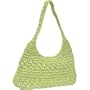 Straw Studios Jaelyn Straw Hobo - Lime