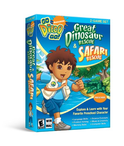 Nickelodeon Go Diego Go: Great Dinosaur Rescue & Safari Rescue (2-Game Set)