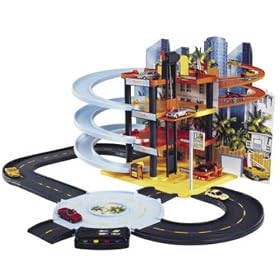Majorette - V�hicule sans piles - Maxi city garage electronic