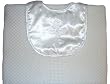 Angels Baby Keepsake Christening White Shawl Blanket with Embroidered Cross Bib