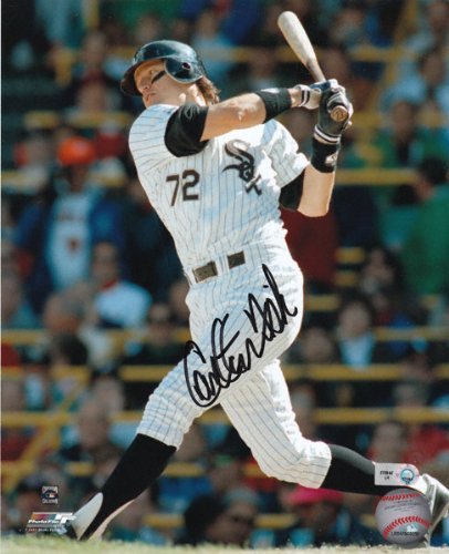 Carlton Fisk Chicago White Sox - Action - Autographed 8x10 Photograph