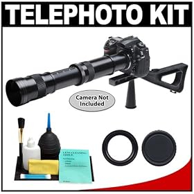 Kenko 420-800mm Super Telephoto Zoom Lens with 2x Teleconverter (=420-1600mm) +... by Kenko