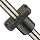 Kerk Motion Mini S/S Lead Screw and Anti-Backlash Nut .024" Lead, 12" L, 3/16" Screw, 25 lb Dynamic Load