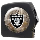 Oakland Raiders NFL Open Field 25 foot Tape Measure