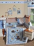 Custom Baby Bedding - Turtle Parade 15 PCS Crib Bedding