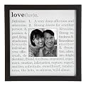 Love Definition Mat Frame - Black (3x3")