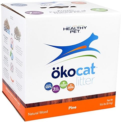 okocat Natural Pine Wood Litter Non Clumping - 18.6lb