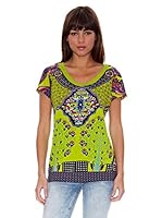 Janis Camiseta Manga Corta Valeria (Verde Pistacho)