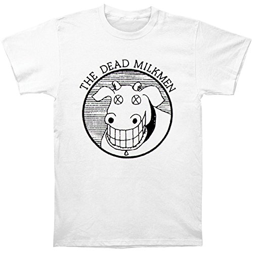 Dead Milkmen Men's Cow Logo T-shirt White