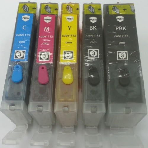 5 X Premium Canon Edible Ink PGI-250 & CLI-251 XL High Capacity Edible Ink Cartridges