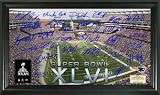 NFL AFC Champs Super Bowl XLVI Signature Gridiron