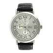 Geneva Platinum Mens Simulated Leather Watch