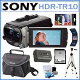 51pOnr7ezCL. SL160  Sony HDR TD10 High Definition 3D Handycam Camcorder with 10x Optical Zoom + 32GB CARD + Extra Sony Battery + Sony Camcorder Case + Accessory Kit