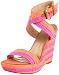 Stuart Weitzman Women's Encore Wedge Sandal,Sherbert Laniard,6.5 M US