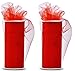 Expo Classic Tulle Spool of 25-Yard, Red (2 pack)
