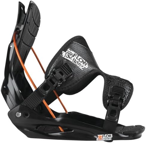 Flow 2013 Flite 2 Men's Snowboard Bindings Black Medium (for mens boots 5.5-8.5)