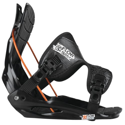 Flow 2013 Flite 2 Men's Snowboard Bindings Black Medium (for mens boots 5.5-8.5)