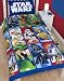 Star Wars 'Cartoon' Single Rotary Duvet Cover & Pillowcase Set