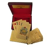 Playing Cards Deck in 999.9 Gold Plating Unusual Dad Gifts ~ ShalinCraft