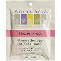 Aura Cacia Heart Song, Aromatherapy Mineral Bath, 16-Ounce, Jar (Pack of 2)