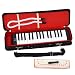 Melodica mit 32 Tasten mit stabiler Tasche, Anblass-Schlauch und Mundst�ck