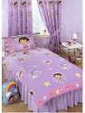 Dora the Explorer Duvet Cover and Pillowcase Swirl Design Rotary Bedding