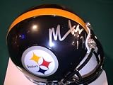 MIKE WALLACE SIGNED AUTOGRAPHED PITTSBURGH STEELERS MINI HELMET COA + HOLOGRAM
