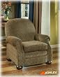 Lambert Oak Low Leg Recliner By Ashley Furniture