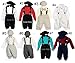 AMK Baby Toddler Little Boys Vintage Knickerbocker Suit Set - 5 pc Suspender Bowtie Hat Knickers Retro Suit…