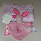 Carter's Super Cuddly Gift Set - Pink Some Bunny Loves Me Blanket & Lovey Bunny Security Blanket