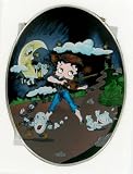Betty Boop Stained Glass Art Hey Diddle Diddle Nursery Rhyme Wall Art