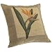 Brentwood Panama Jacquard Chenille 18-by-18-inch Knife Edge Decorative Pillow, Bird of Paradise