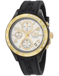 Invicta Womens 12098 Specialty Chronograph Dial Black Rubber Watch