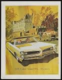 1966 Pontiac Grand Prix Obviously Print Ad (8256)